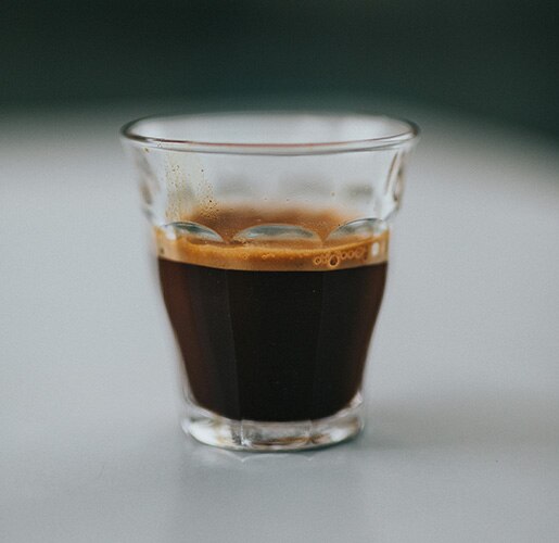 a cup of espresso